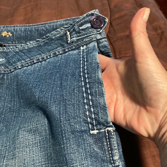 Capri Wide Leg Jean by Hikit Jeans Brand.  EUC! - Picture 5 of 16